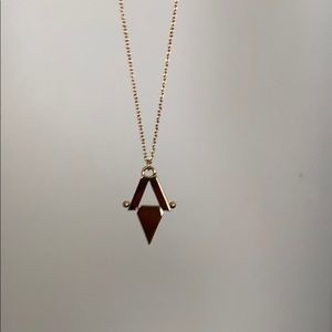 Cute gold pendant necklace
